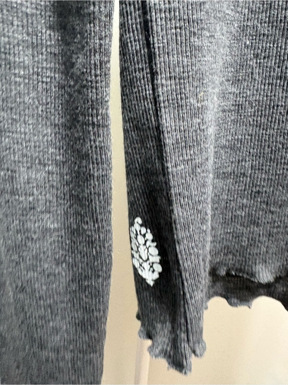 FP Movement by Free People Charcoal Ribbed Long-Sleeve Top - Picture 5 of 5
